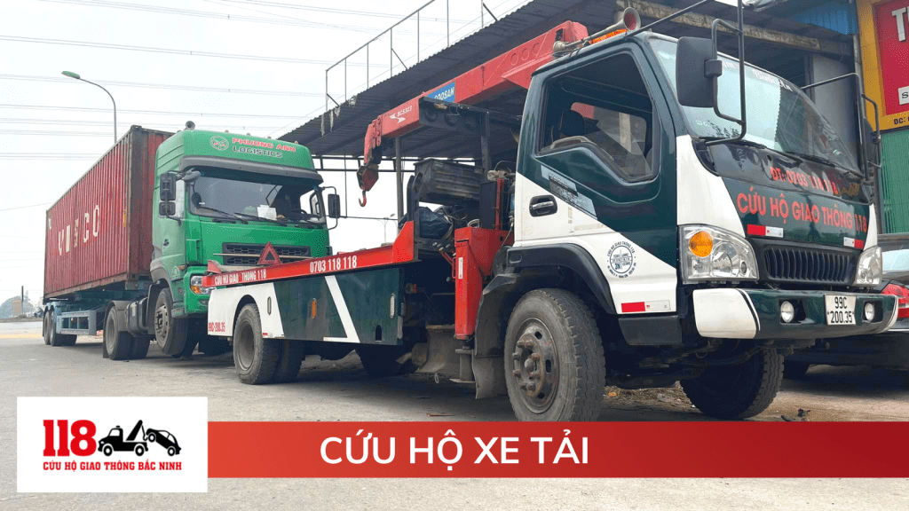 Dịch vụ cứu hộ xe tải tại Bắc Ninh