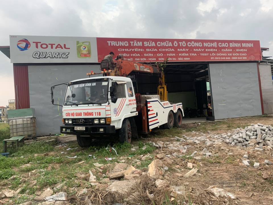 trung tâm sửa chữa ô tô công nghệ cao Bình Minh - cứu hộ giao thông bắc ninh